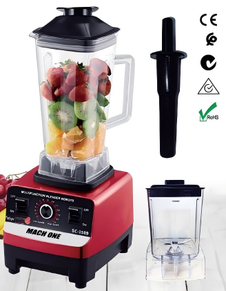 2IN1Commercial High-Speed Blender (2-2.5L, Dual Jar)