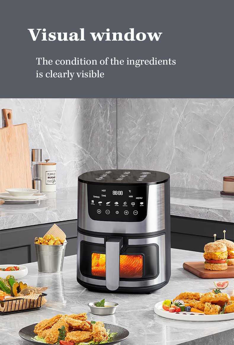 7L Digital Air Fryer with Visual Window - Image 2
