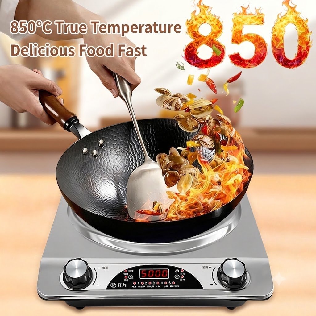 5000W Concave Infrared Ceramic Cooktop - Image 3