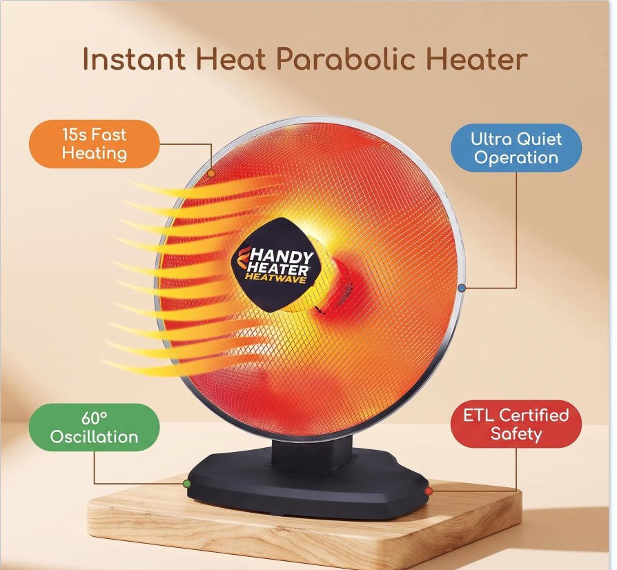 Parabolic Radiant Heater with Oscillation - Image 4