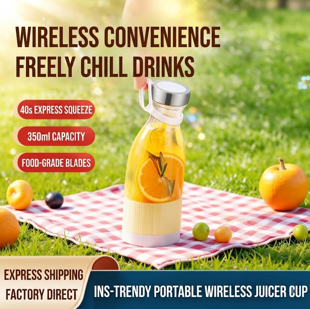 Portable USB Blender Bottle (350ml) - Image 4